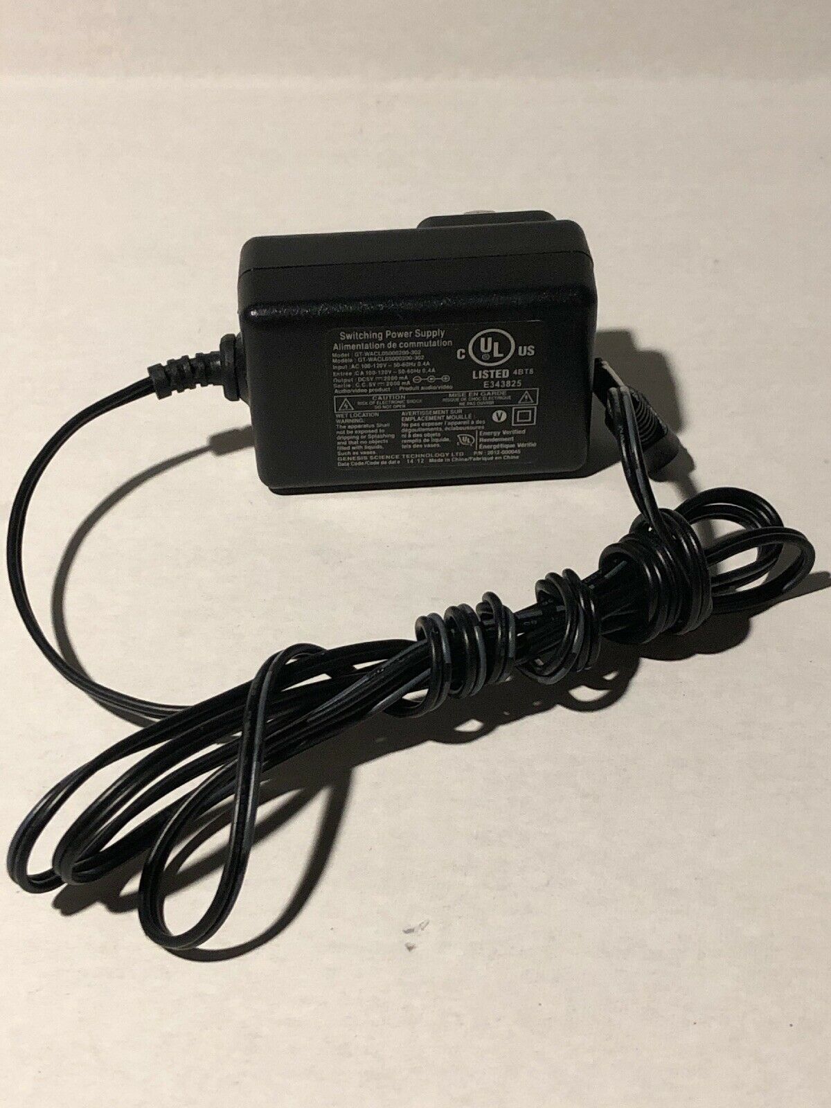 NEW 5VDC 2A Switching Power Supply GT-WACL05000200-302 AC Adapter Adaptor
